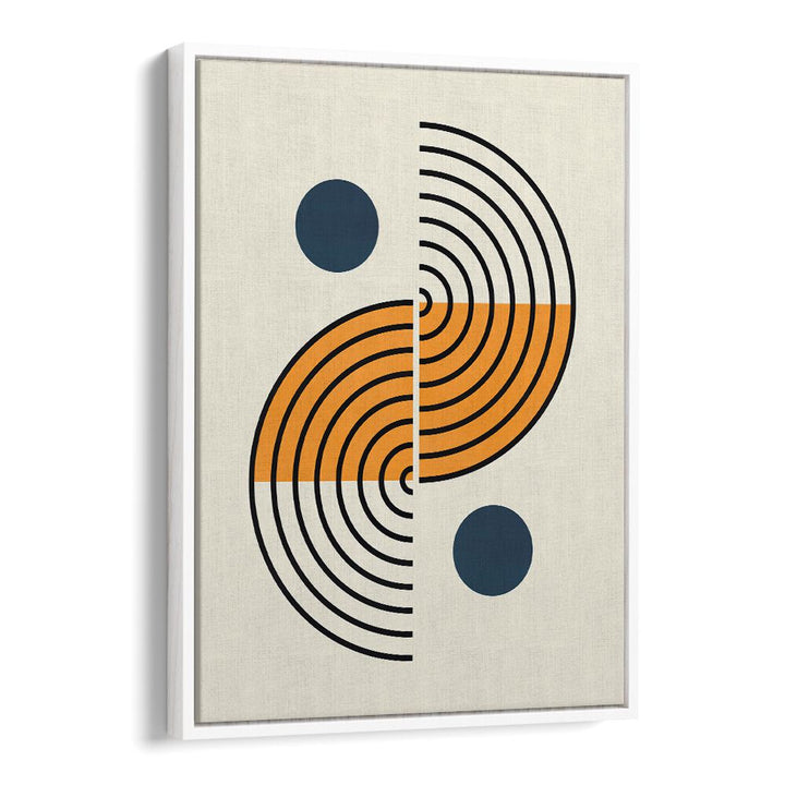 Stylish LINES AND CIRCLES VI, BOHO ART PAINTINGS featuring geometric designs in earthy tones for modern decor.