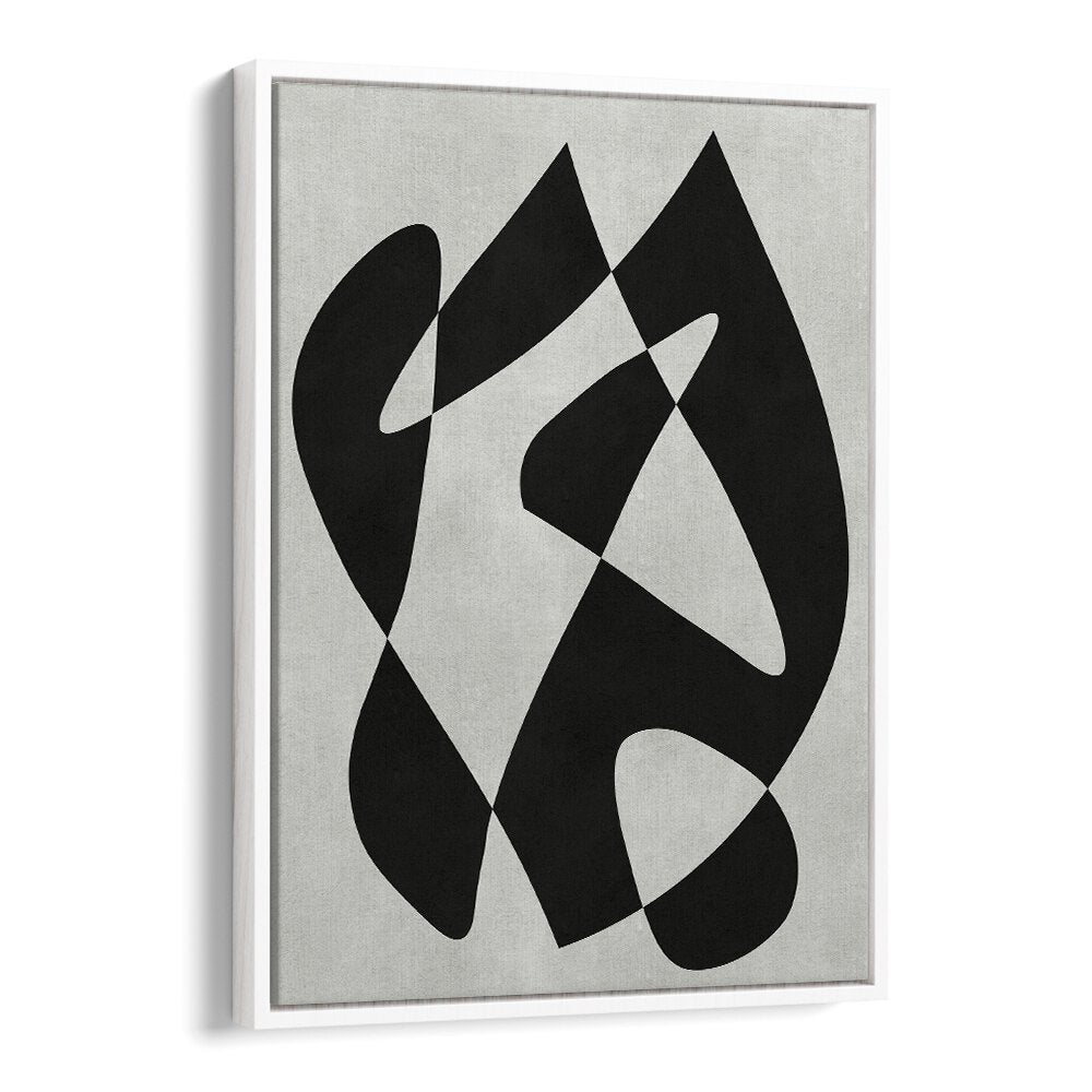 Geometric MODERN SHAPES II, ABSTRACT PAINTINGS enhance modern spaces with sophistication and creativity.