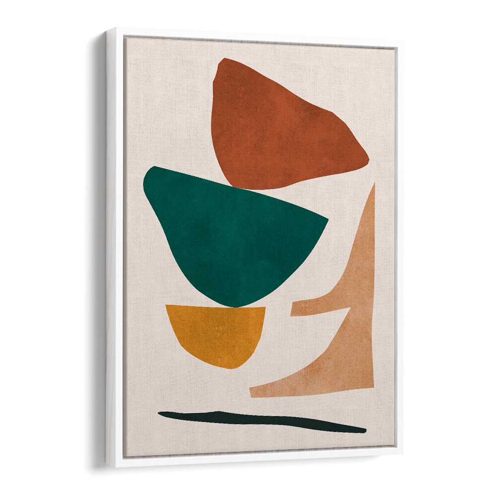 Colorful geometric shapes in the EXPRESSIVE IV, GEOMETRIC ART PRINTS create a striking focal point for any space.