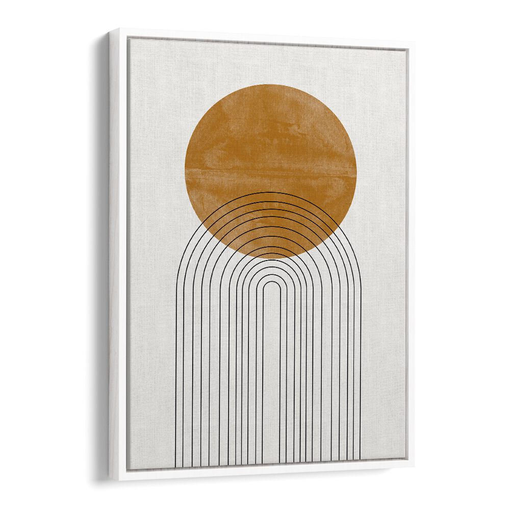 Captivating ABSTRACT FLOW III, BOHO ART PAINTINGS by THE MIUUS STUDIO, featuring a warm color palette and abstract design.