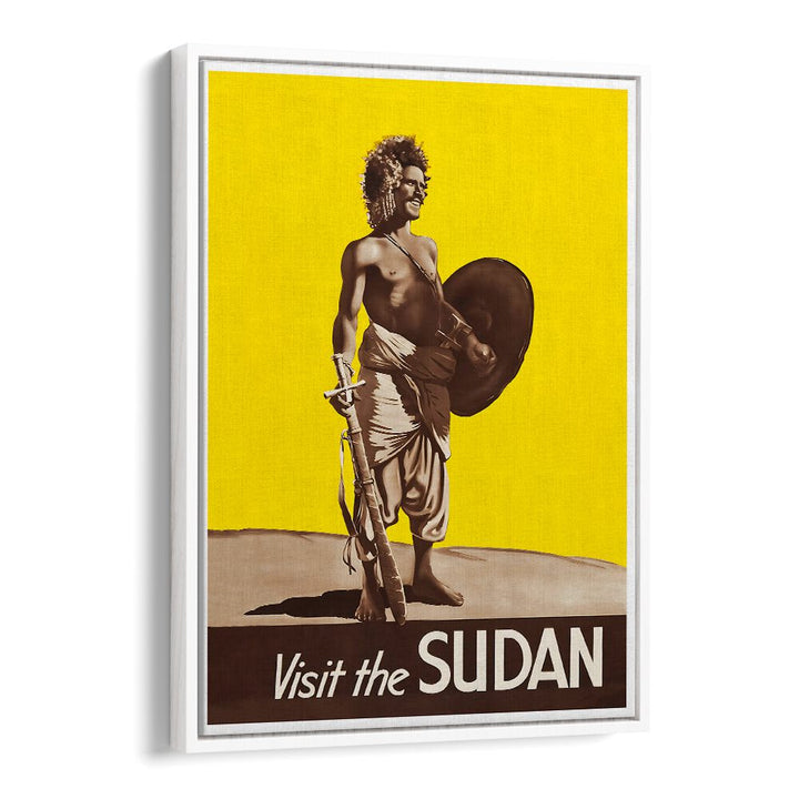 Explore the vibrant SUDAN, VINTAGE TRAVEL POSTERS featuring a striking design that captures the essence of adventure.