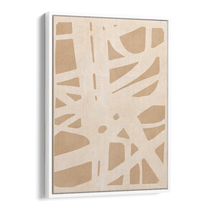 Stylish EXPRESSIVE LINES III, ABSTRACT PAINTINGS featuring bold shapes in neutral tones, perfect for modern decor.