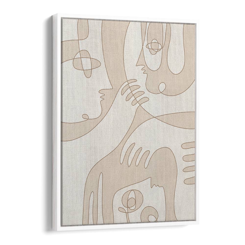 A FAINT MEMORY, BOHO ART PAINTINGS features ethereal line art adding nostalgia and charm to your living space.