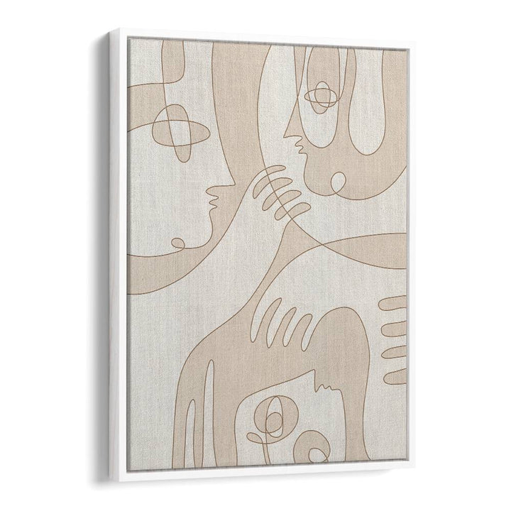 A FAINT MEMORY, BOHO ART PAINTINGS features ethereal line art adding nostalgia and charm to your living space.