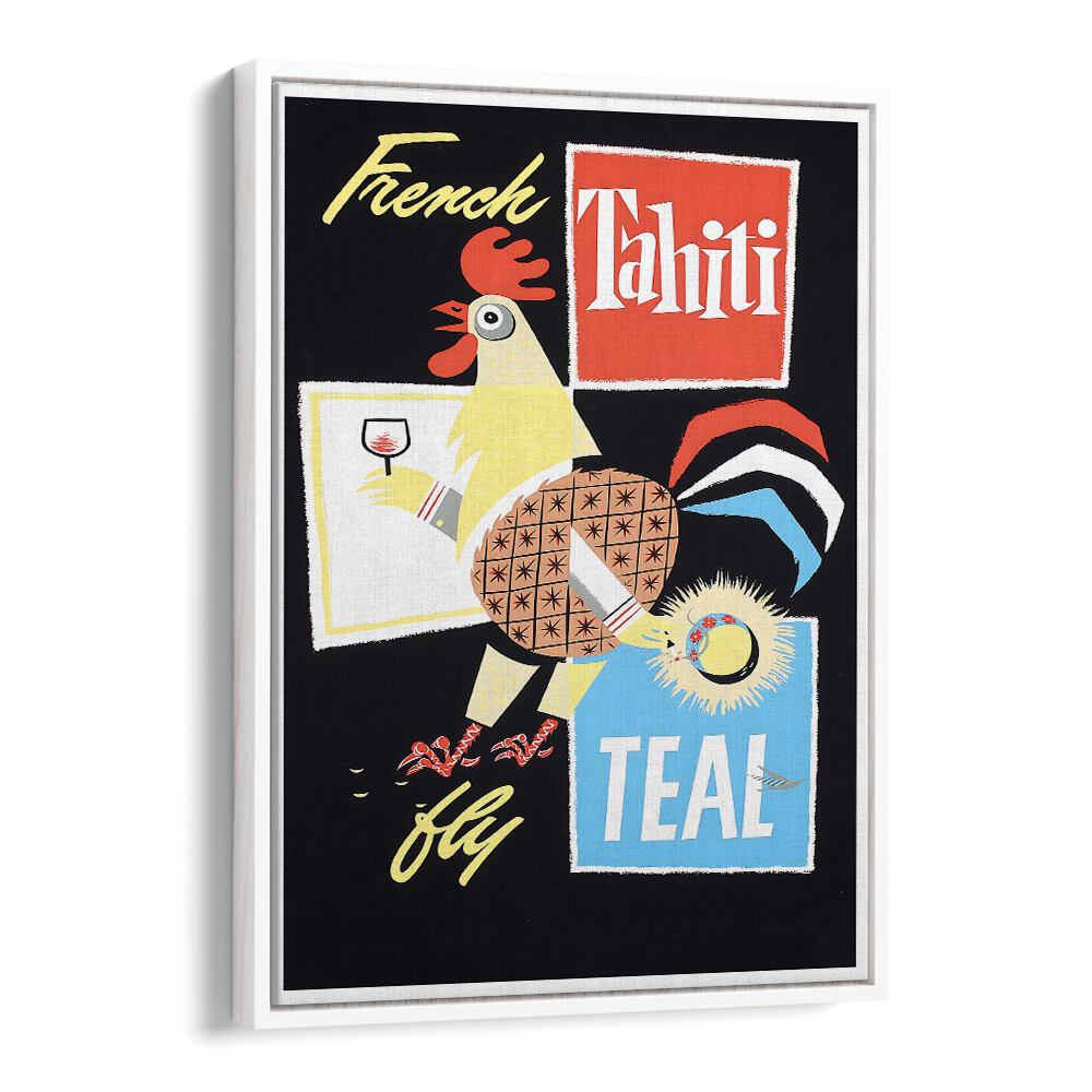 Colorful TAHITI IX Vintage Travel Posters showcasing French Tahiti's charm, perfect for enhancing any space.