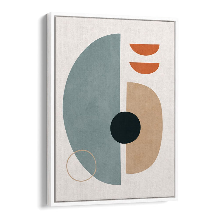Colorful SEMICIRCLES VII, BOHO ART PAINTINGS enhance creativity with unique shapes and designs for any artistic project.