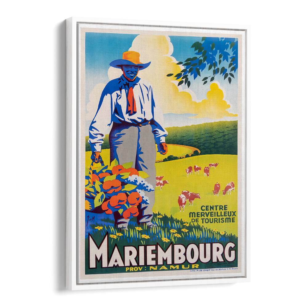Mariembourg Vintage Travel Posters showcase vibrant artwork celebrating the beauty and charm of Mariembourg.