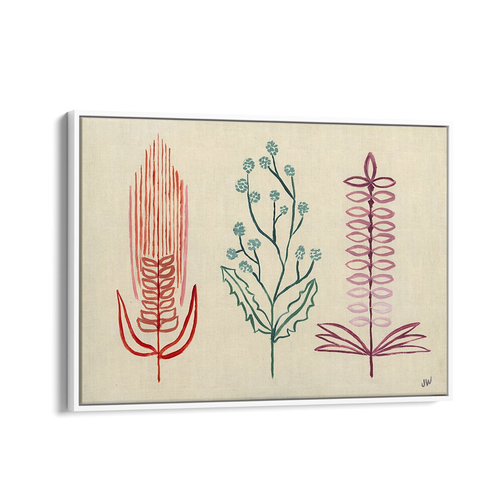 Exquisite FALL SHAPES I, FLORAL FLOWER PAINTINGS featuring abstract floral designs, perfect for enhancing your decor.