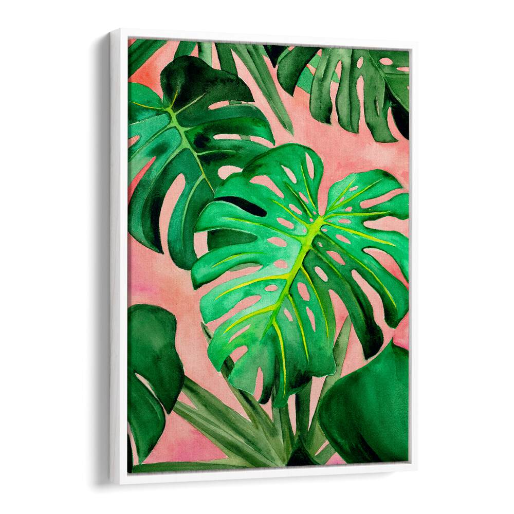 MONSTERA LARGE , FLORAL FLOWER PAINTINGS