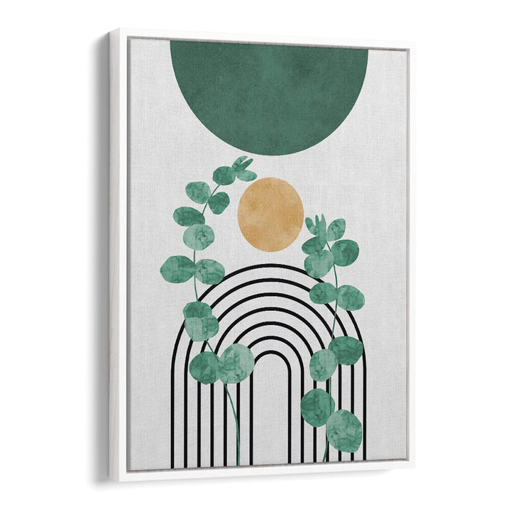 Delicate watercolor leaves and modern design unite in LEAVES IV, BOHO ART PAINTINGS for a serene home ambiance.