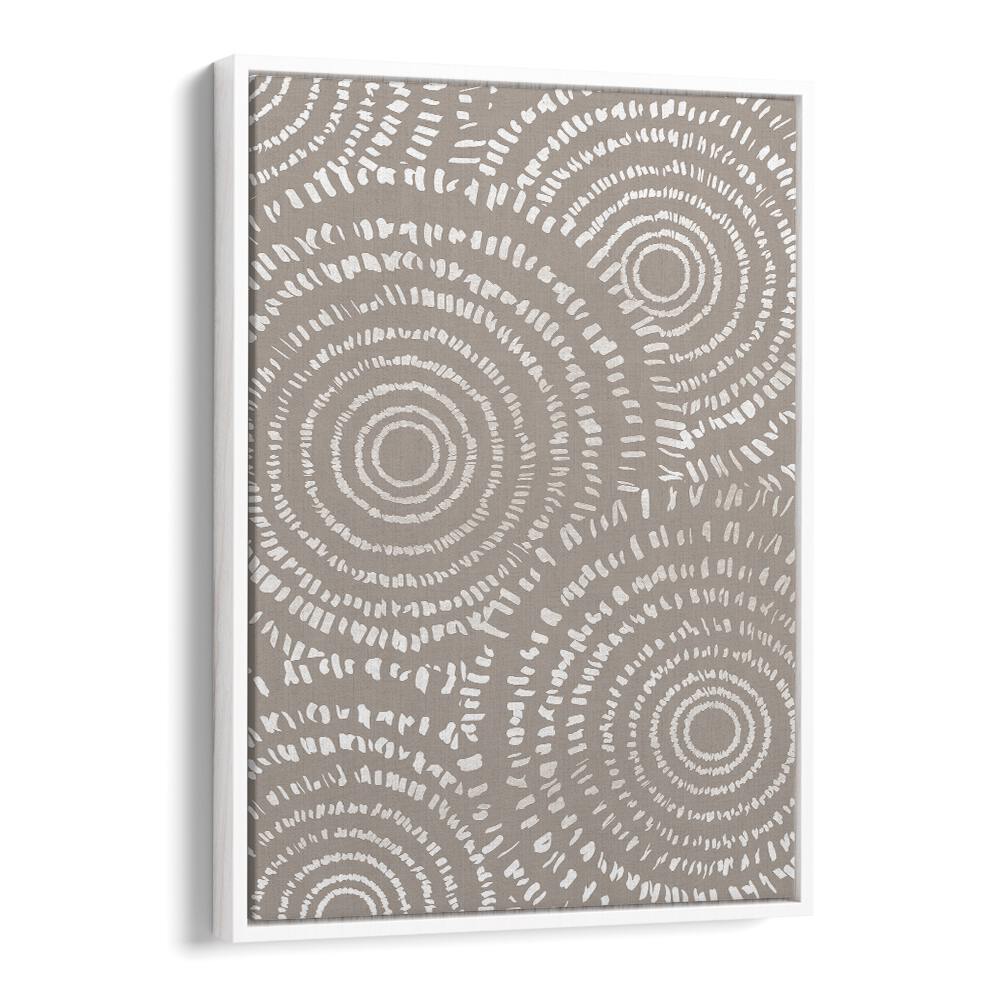 Stunning ABSTRACT XX, BOHO ART PAINTINGS featuring circular patterns, perfect for enhancing your bohemian decor.