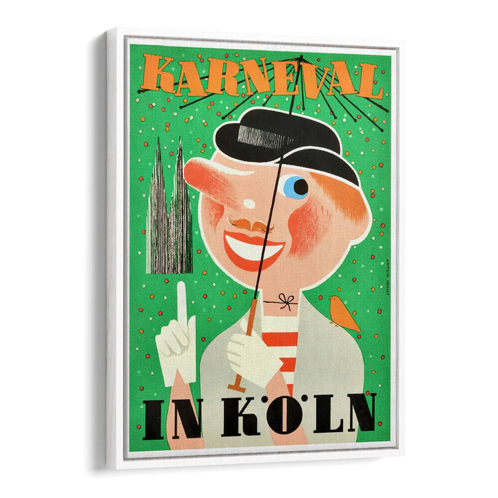 Bright and colorful KARNEVAL Vintage Travel Posters capture the spirit of classic travel in your home decor.