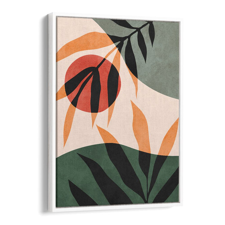 Colorful LEAVES II, BOHO ART PAINTINGS blend soft hues with abstract designs, enhancing your home’s tranquility.