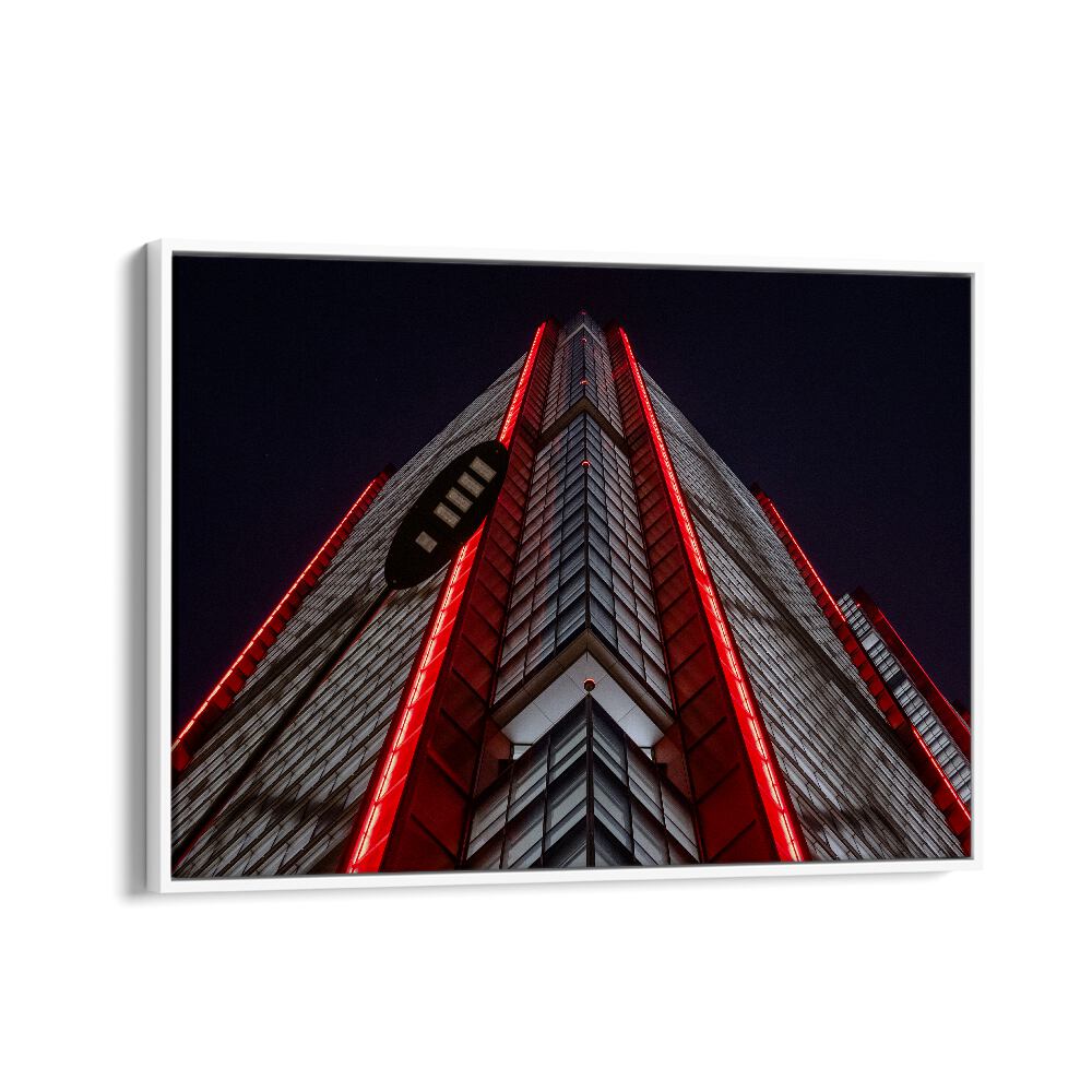 Stunning urban scene showcasing the vibrant RED LINE, PHOTOGRAPHY PRINTS collection, highlighting city life's essence.