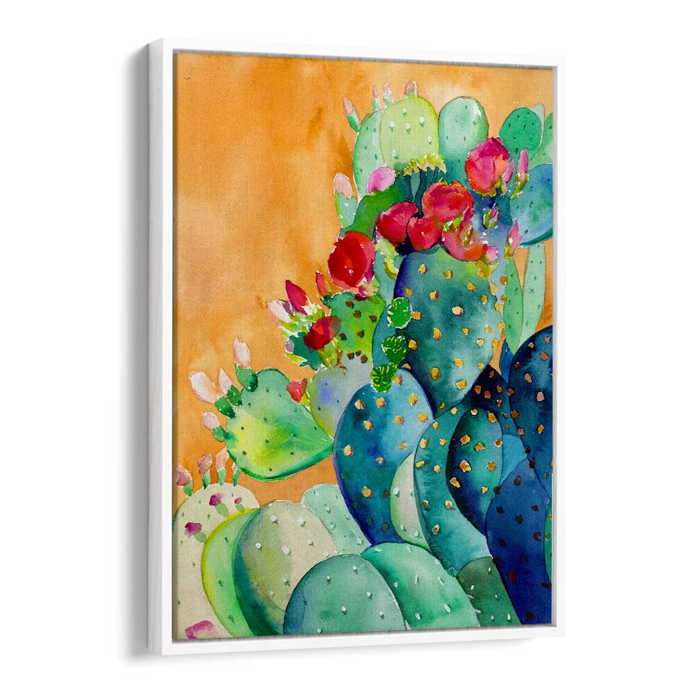 CACTUS GARDEN , FLORAL FLOWER PAINTINGS