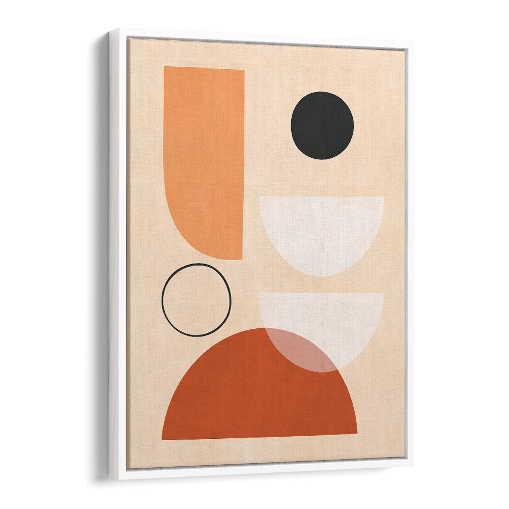 Colorful SEMICIRCLES III, BOHO ART PAINTINGS showcase geometric shapes, perfect for modern decor and creativity.