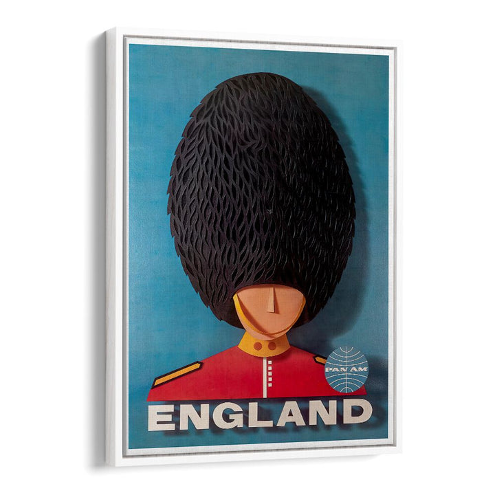 Stylish ENGLAND, VINTAGE TRAVEL POSTERS featuring a unique soldier design, perfect for home decor or office spaces.