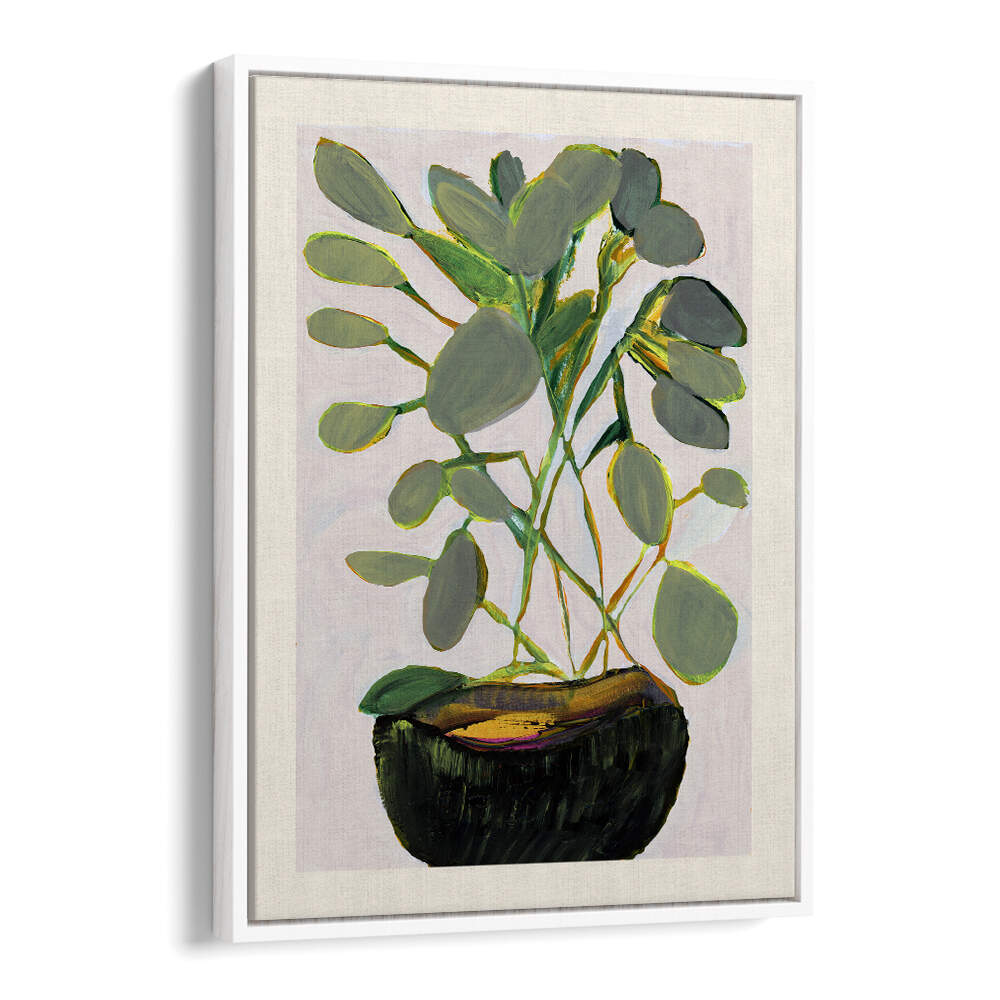 Lively green leaves in the PLANT II, FLORAL FLOWER PAINTINGS brighten up any space with natural beauty.