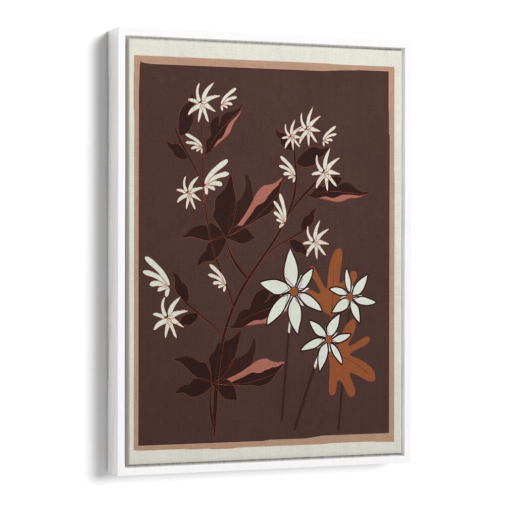 BLOSSOMS IN COCOA , FLORAL FLOWER PAINTINGS