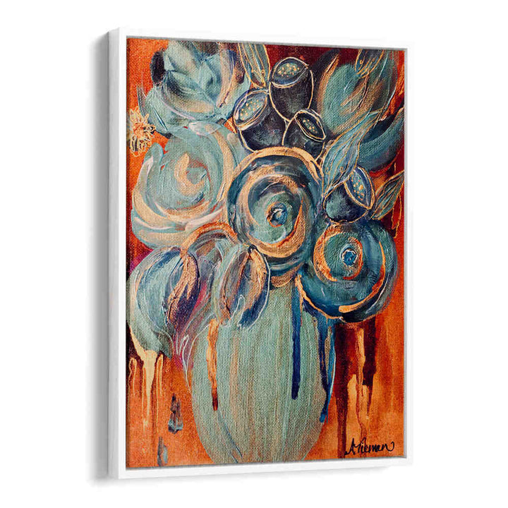 Vibrant CARIBBEAN BLOOMS, FLORAL FLOWER PAINTINGS perfect for adding elegance to any space. Available now!