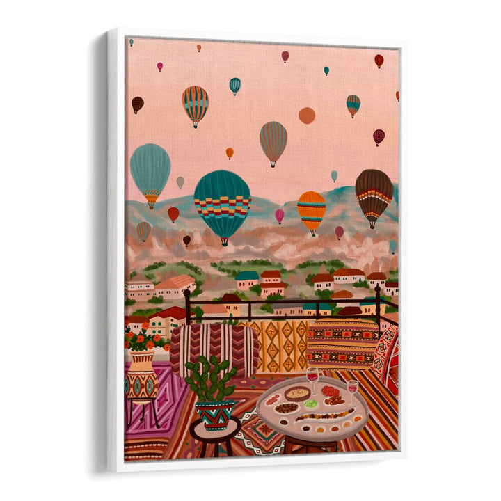DREAMY BALLOON VISTA , TRAVEL POSTERS