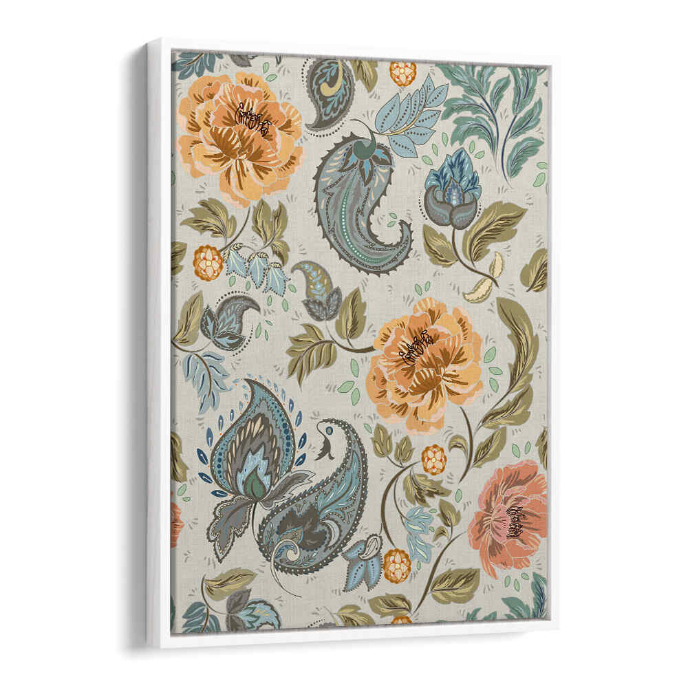 Transform your space with PAISLEY PATTERN II, PATTERN ART PRINTS featuring elegant paisley motifs and vibrant colors.