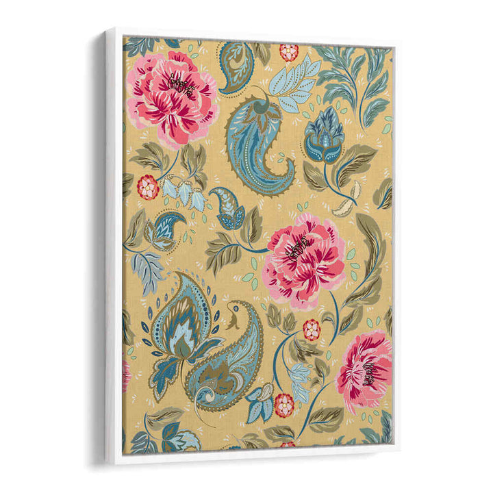 Colorful PAISLEY I, PATTERN ART PRINTS showcase intricate floral designs, perfect for elevating your space.