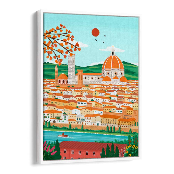 FLORENCE CITYSCAPE , TRAVEL POSTERS