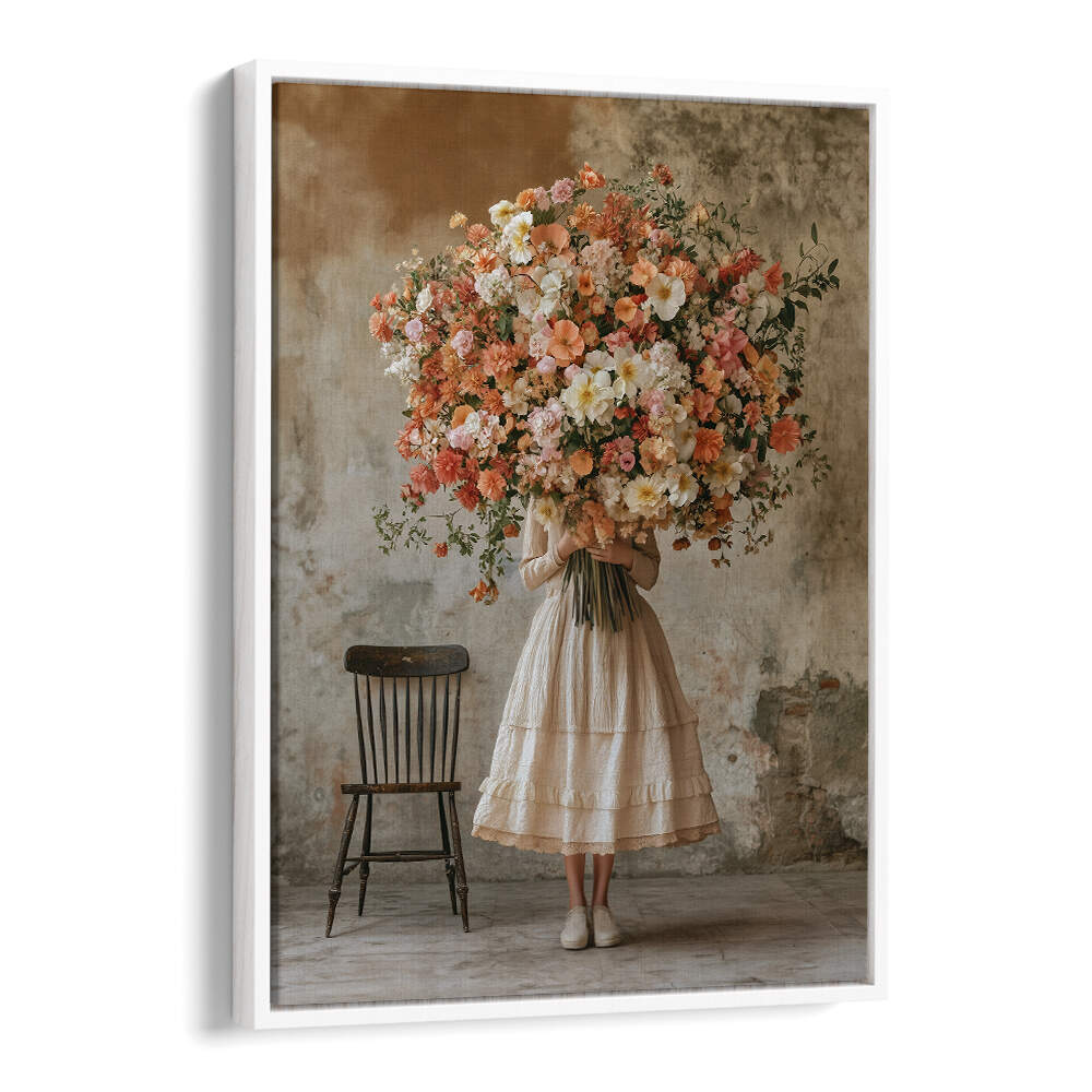 FLOWER HARVEST , FLORAL FLOWER PAINTINGS