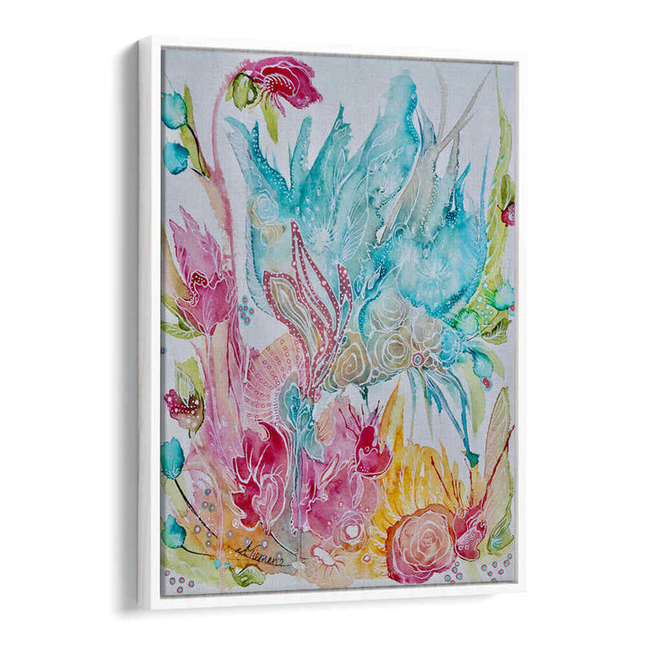 Vibrant FOREVERMORE III, FLORAL FLOWER PAINTINGS brighten any room with stunning floral compositions and natural beauty.