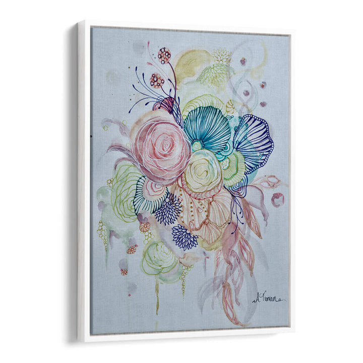 Stunning INDULGENCE, FLORAL FLOWER PAINTINGS featuring vibrant abstract florals, perfect for transforming your space.