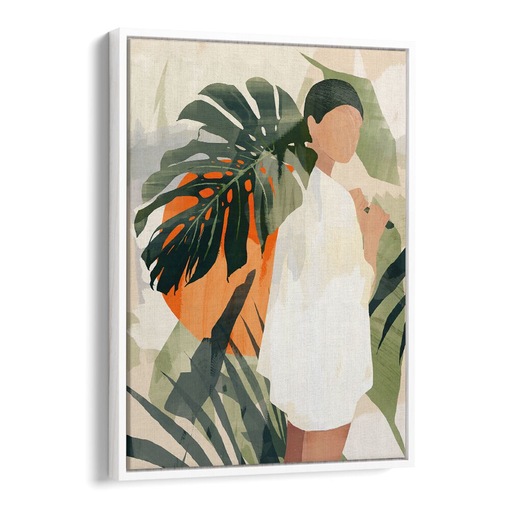 Transform your space with JUNGLE 3, BOHO ART PAINTINGS featuring vibrant colors and a serene bohemian vibe.