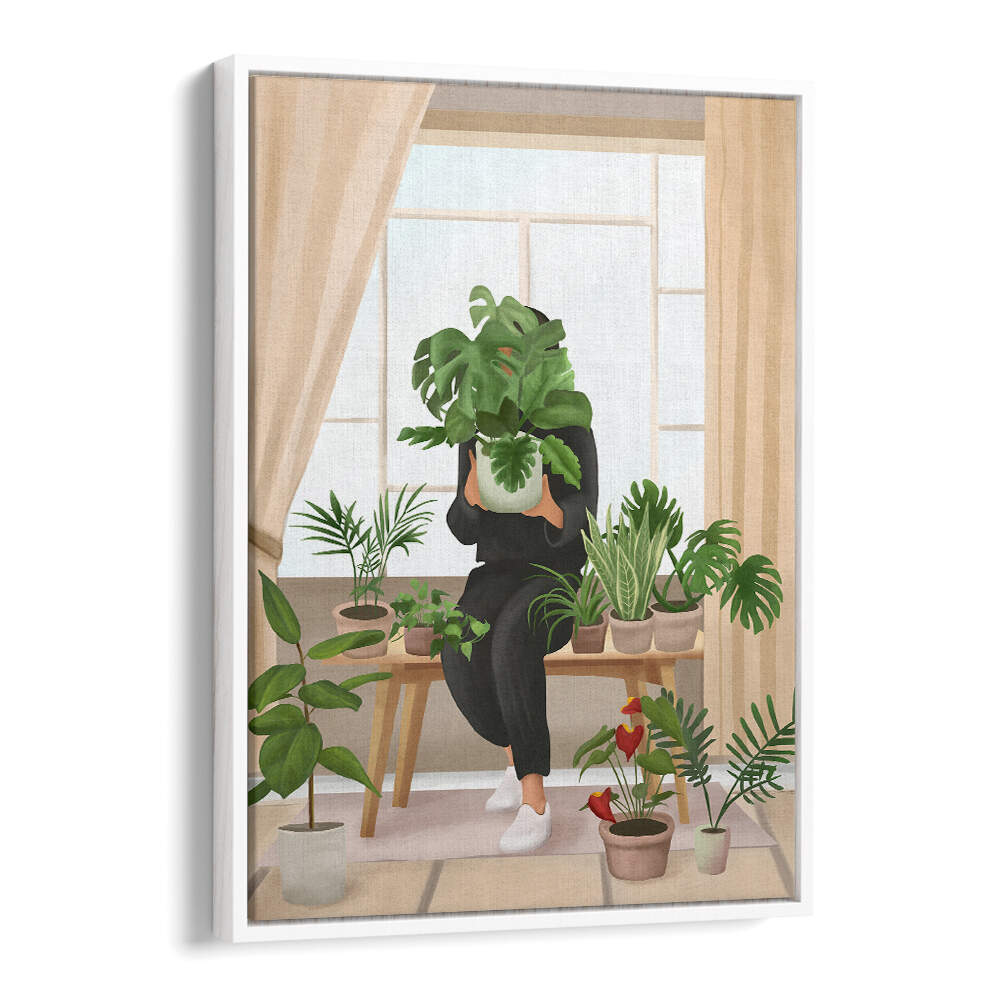 MY LITTLE GARDEN II , BOHO ART PAINTINGS