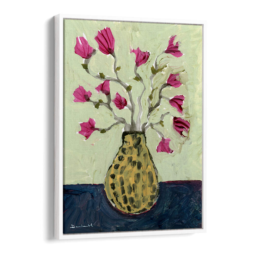 FLORAL VASE XX , FLORAL FLOWER PAINTINGS