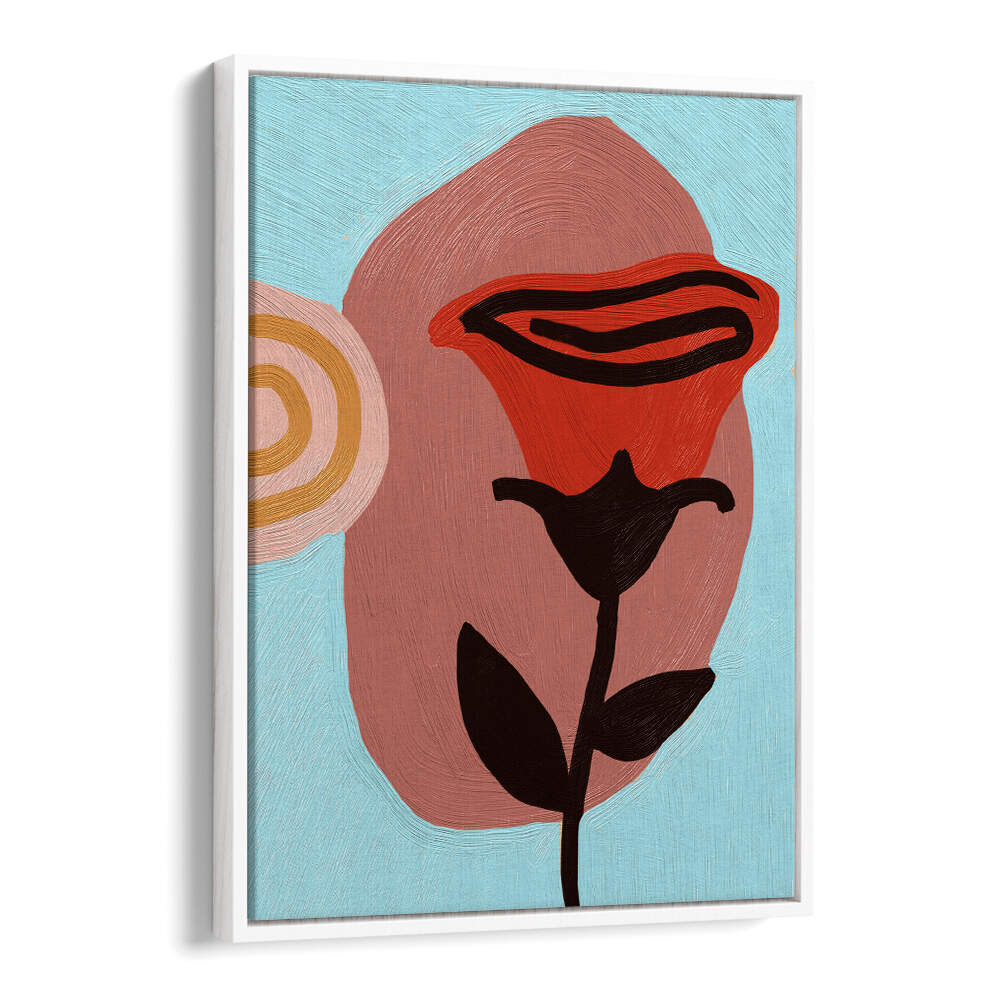 RED ROSE , FLORAL FLOWER PAINTINGS