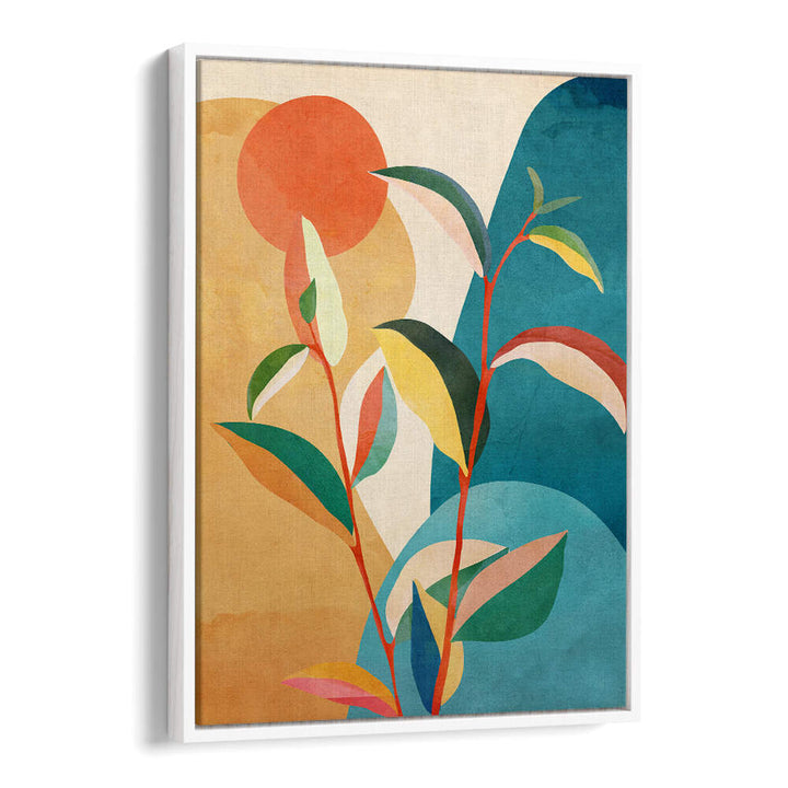 SUNLIT FLORA VISTA , BOHO ART PAINTINGS