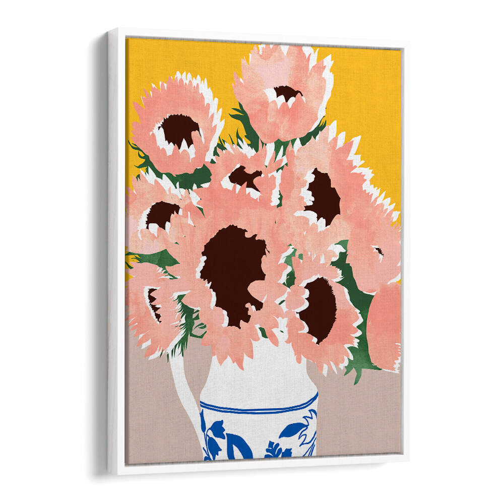 SUNSHINE ON A CLOUDY DAY , FLORAL FLOWER PAINTINGS