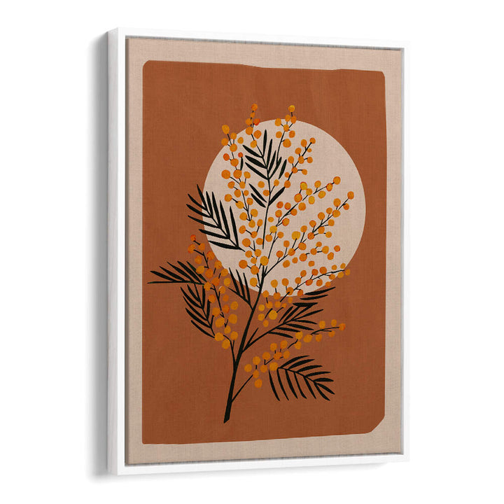 THE MIMOSA I , FLORAL FLOWER PAINTINGS