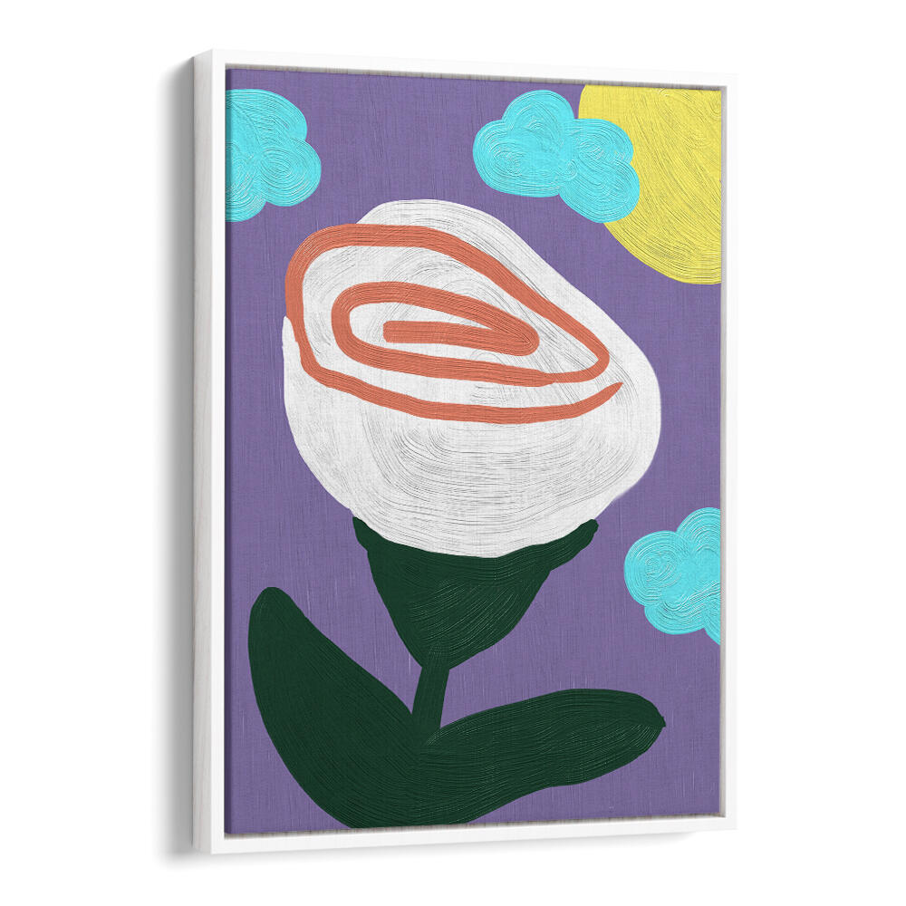 WHITE ROSE , FLORAL FLOWER PAINTINGS