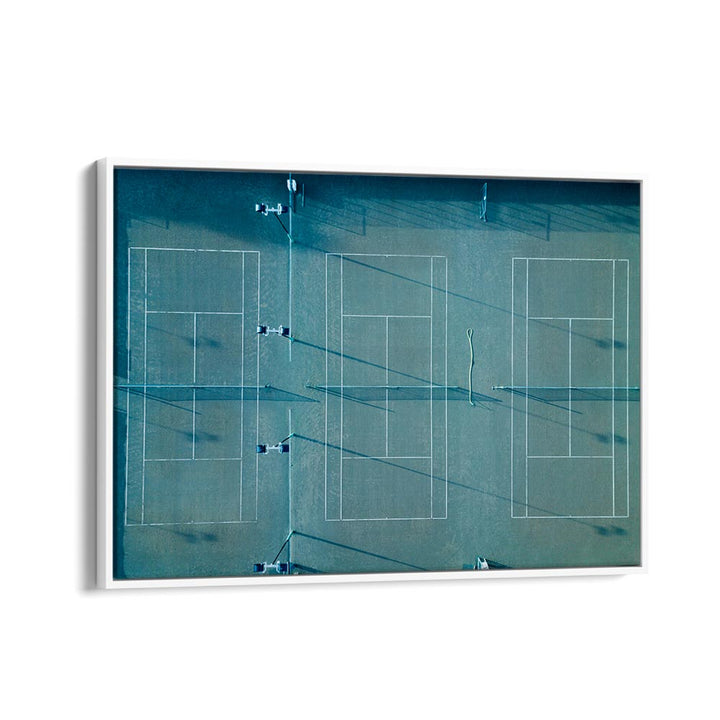 TENNIS COURT GEEN I , PHOTOGRAPHY PRINTS