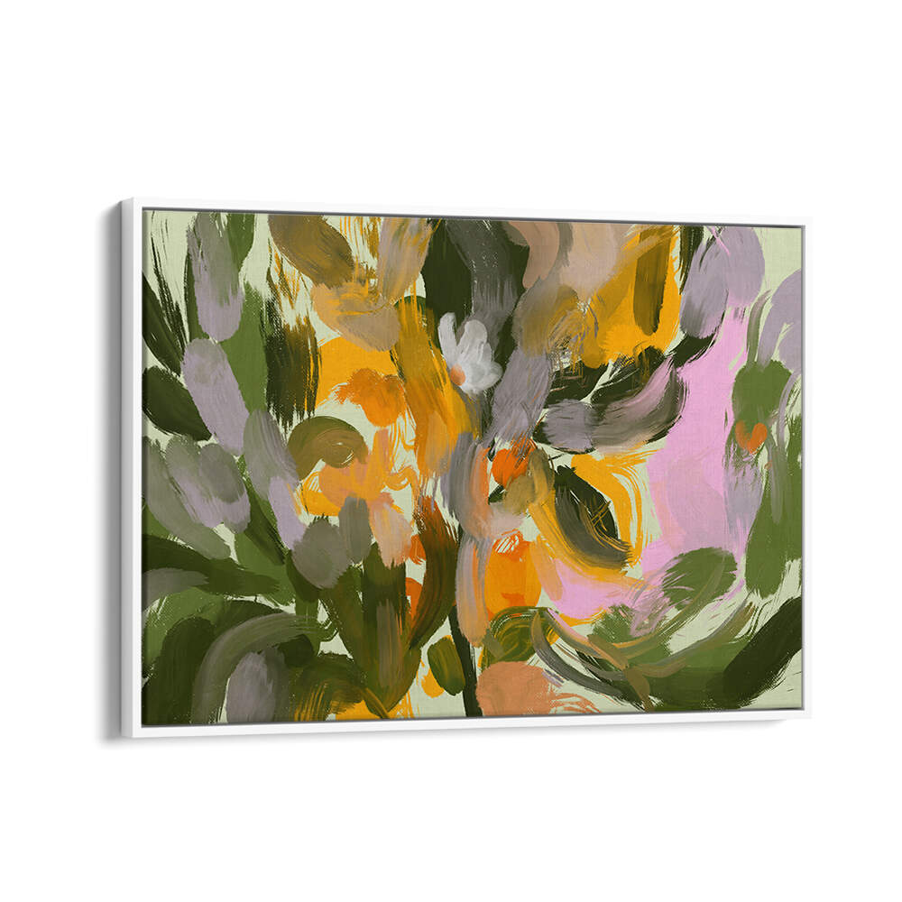 FLORAL WHIRLWIND , FLORAL FLOWER PAINTINGS