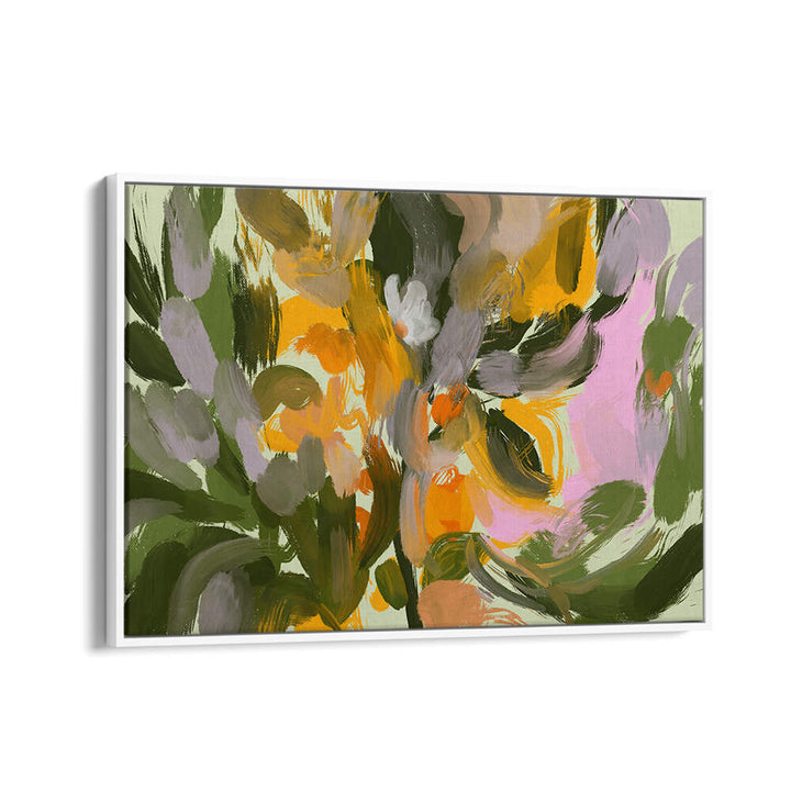 FLORAL WHIRLWIND , FLORAL FLOWER PAINTINGS