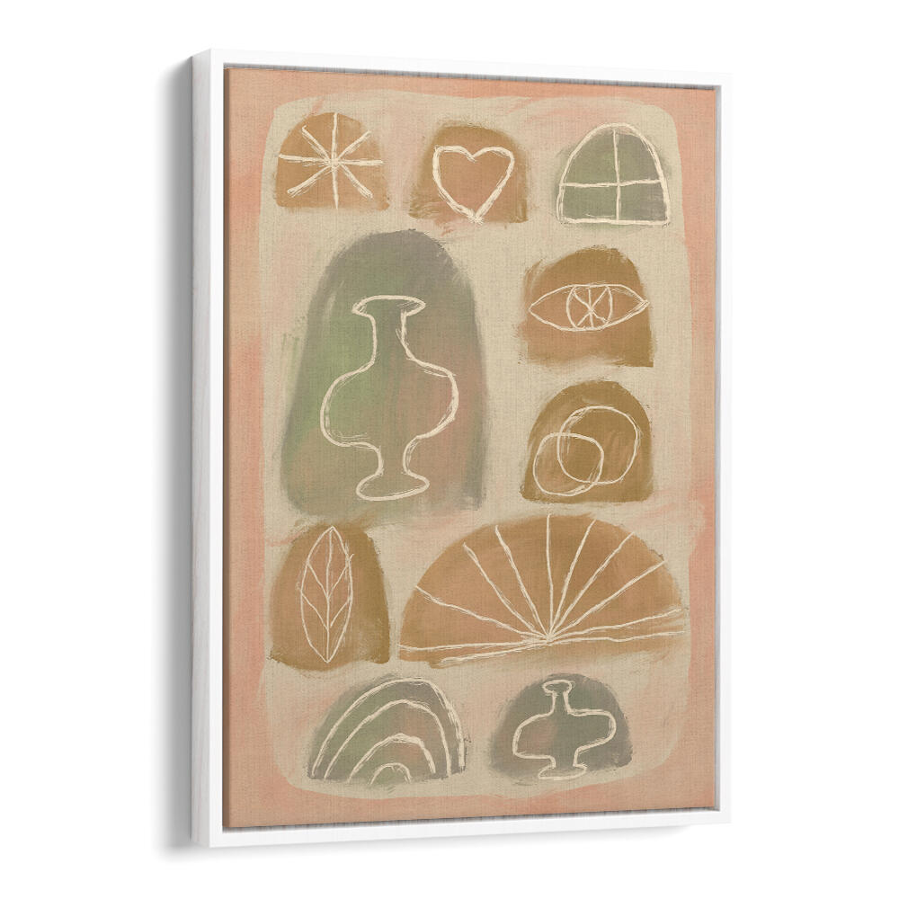 VASE LOVE , BOHO ART PAINTINGS