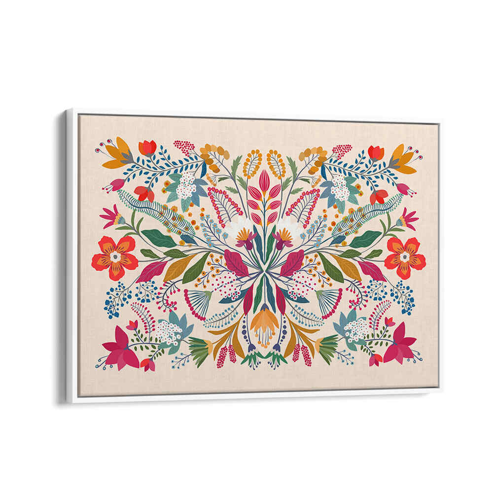 FRIDA'S GARDEN , FLORAL FLOWER PAINTINGS