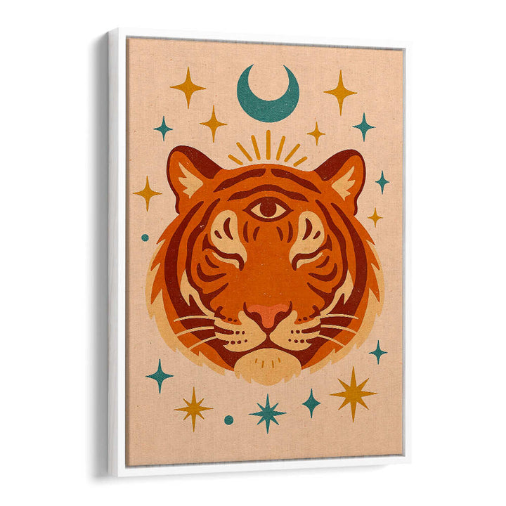 THE THIRD EYE - TIGER , BOHO ART PAINTINGS