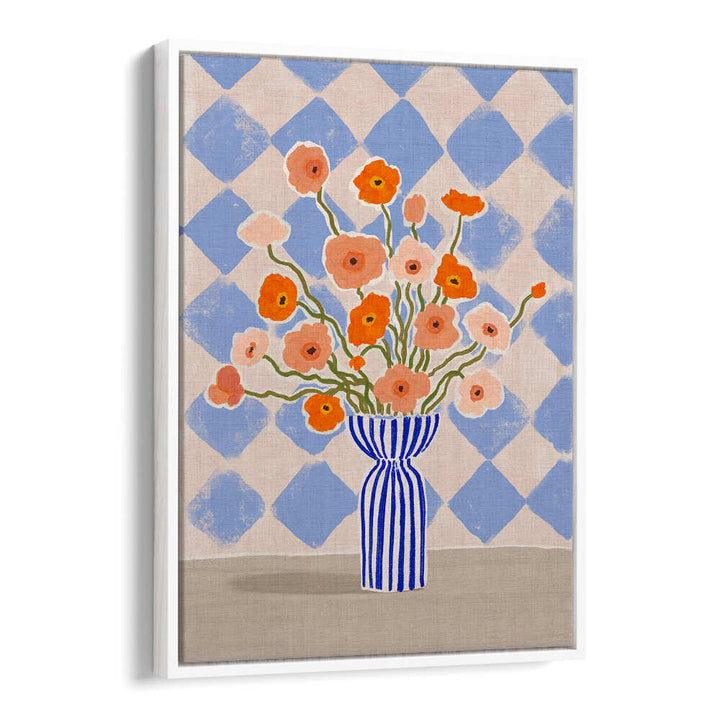 PAINTERLY POPPIES , FLORAL FLOWER PAINTINGS