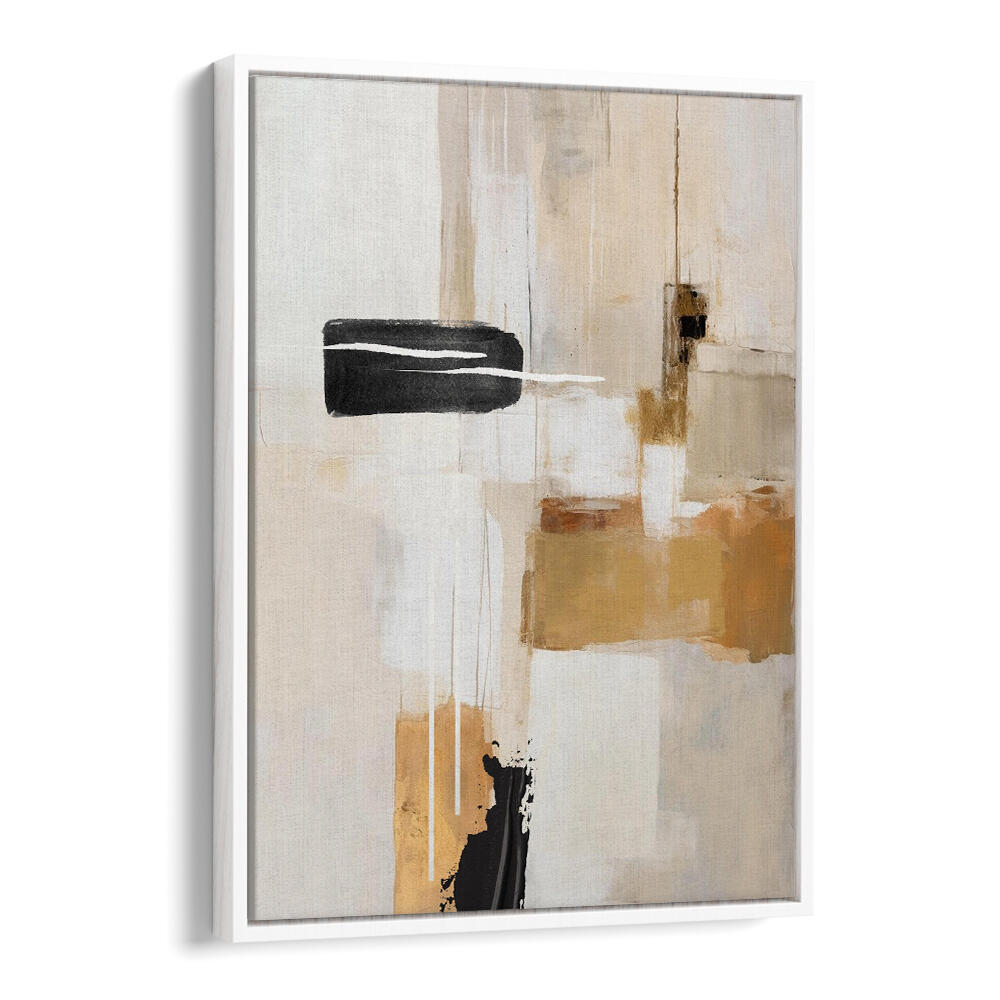 ABSTRACT IN BEIGE I , BOHO ART PAINTINGS