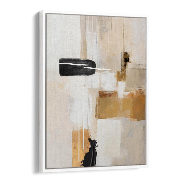 ABSTRACT IN BEIGE I , BOHO ART PAINTINGS