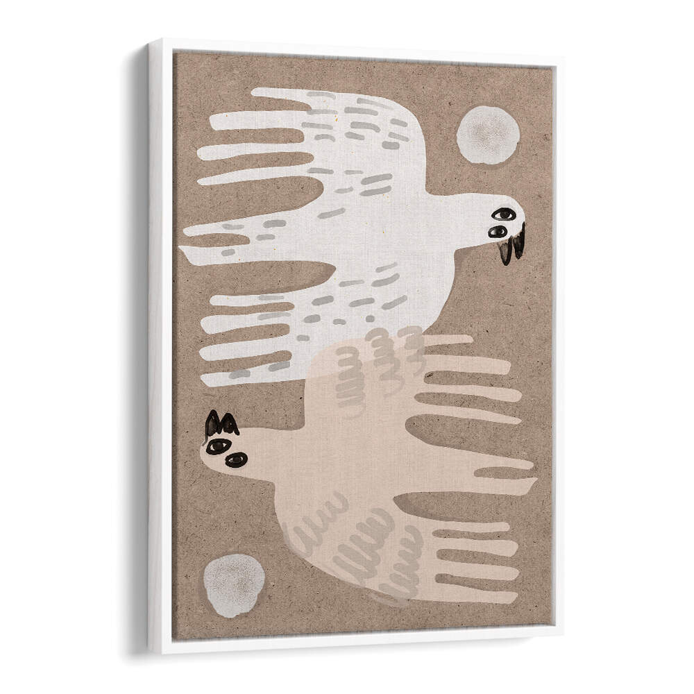 DUAL FLIGHT HARMONY , BOHO ART PAINTINGS