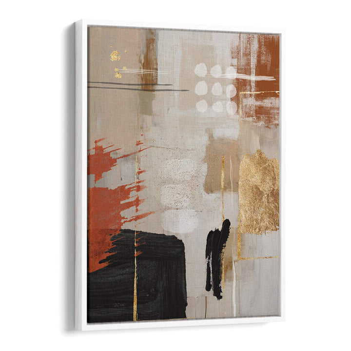 TERRACOTTA CHAOS I , BOHO ART PAINTINGS